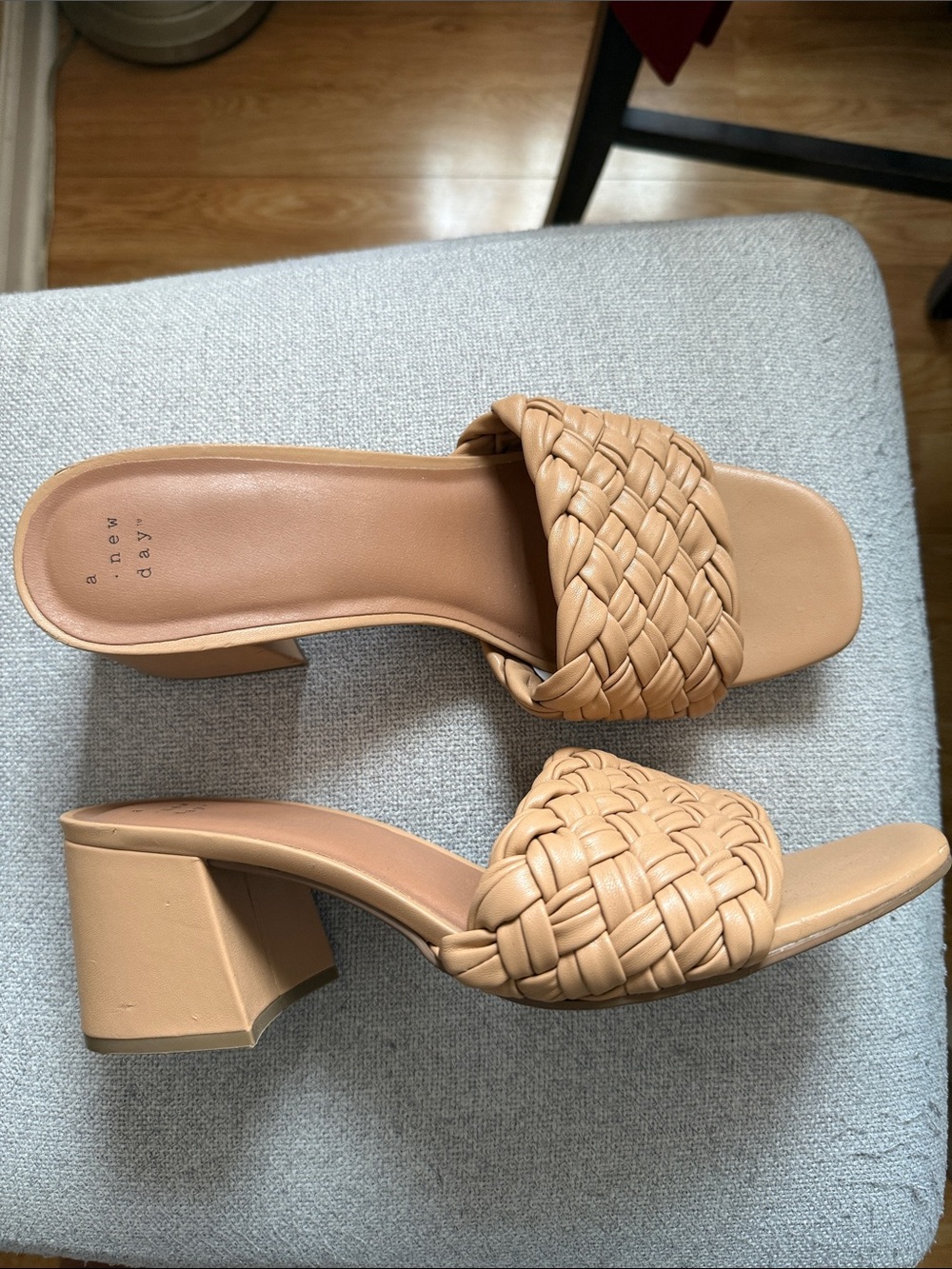 a new day Tan Braided Slide Mules - Picture 2 of 5